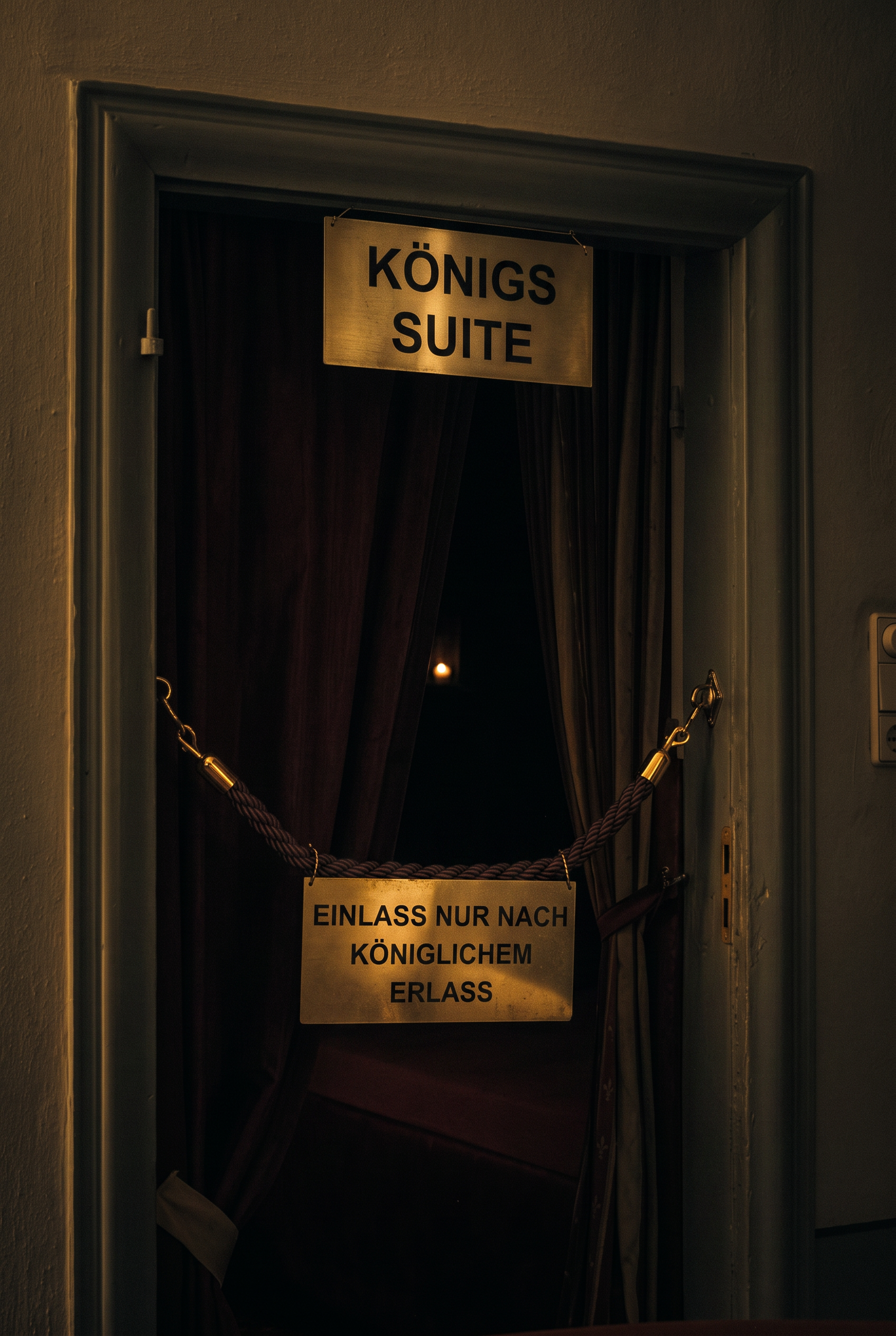 Eingang zur Königssuite